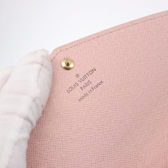 LOUIS VUITTON Portefeuille Sarah Long Wallet Rose Valerine M62235 Auth 183508M