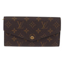 LOUIS VUITTON Portefeuille Sarah Long Wallet Rose Valerine M62235 Auth 183508M-13