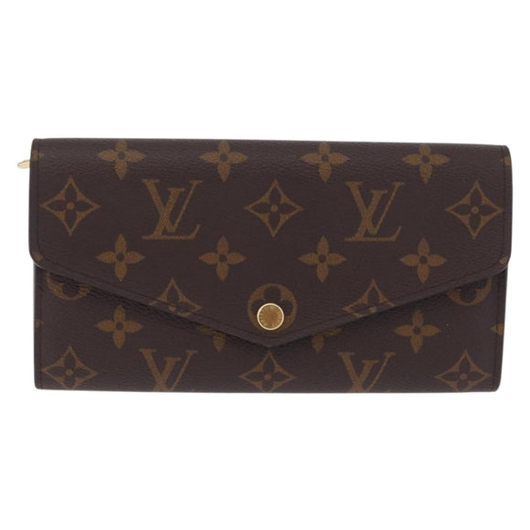 LOUIS VUITTON Portefeuille Sarah Long Wallet Rose Valerine M62235 Auth 183508M