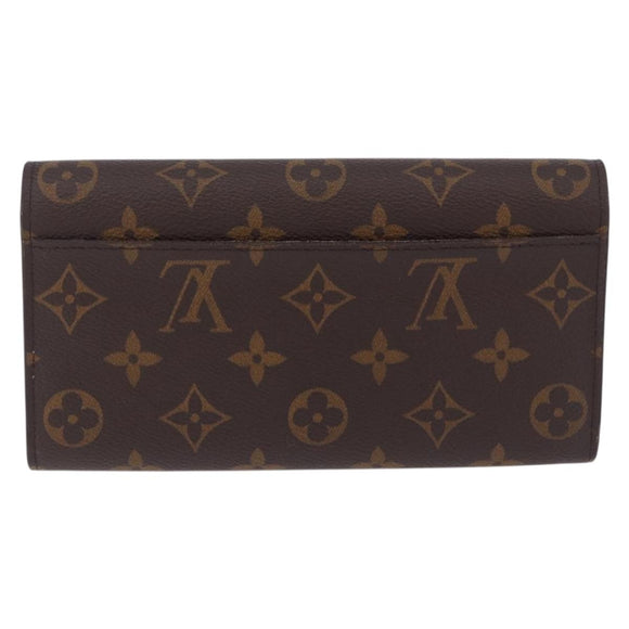LOUIS VUITTON Portefeuille Sarah Long Wallet Rose Valerine M62235 Auth 183508M