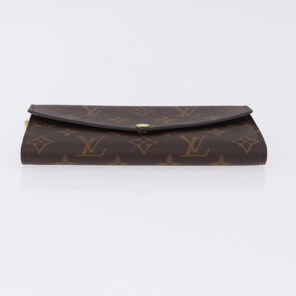 LOUIS VUITTON Portefeuille Sarah Long Wallet Rose Valerine M62235 Auth 183508M