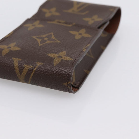 LOUIS VUITTON Monogram Etui Cigarette Case M63024 LV Auth 183509A