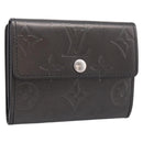 LOUIS VUITTON Monogram Mat Ludlow Coin Purse Noir M65122 LV Auth 183510A-1