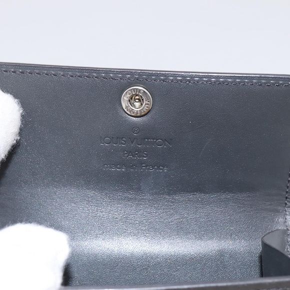 LOUIS VUITTON Monogram Mat Ludlow Coin Purse Noir M65122 LV Auth 183510A