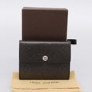 LOUIS VUITTON Monogram Mat Ludlow Coin Purse Noir M65122 LV Auth 183510A-12