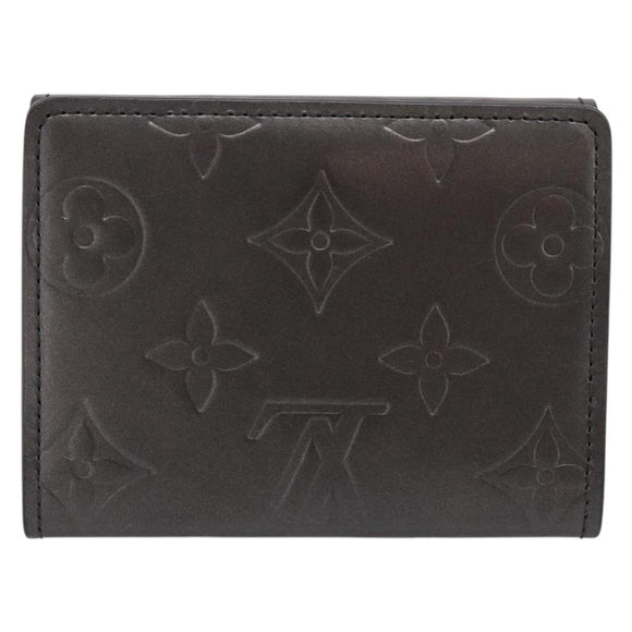 LOUIS VUITTON Monogram Mat Ludlow Coin Purse Noir M65122 LV Auth 183510A
