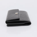 LOUIS VUITTON Monogram Mat Ludlow Coin Purse Noir M65122 LV Auth 183510A-3
