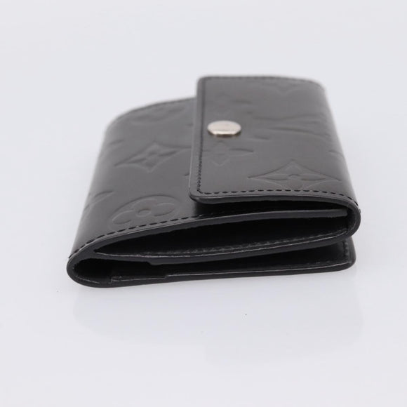 LOUIS VUITTON Monogram Mat Ludlow Coin Purse Noir M65122 LV Auth 183510A