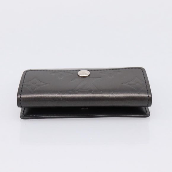 LOUIS VUITTON Monogram Mat Ludlow Coin Purse Noir M65122 LV Auth 183510A