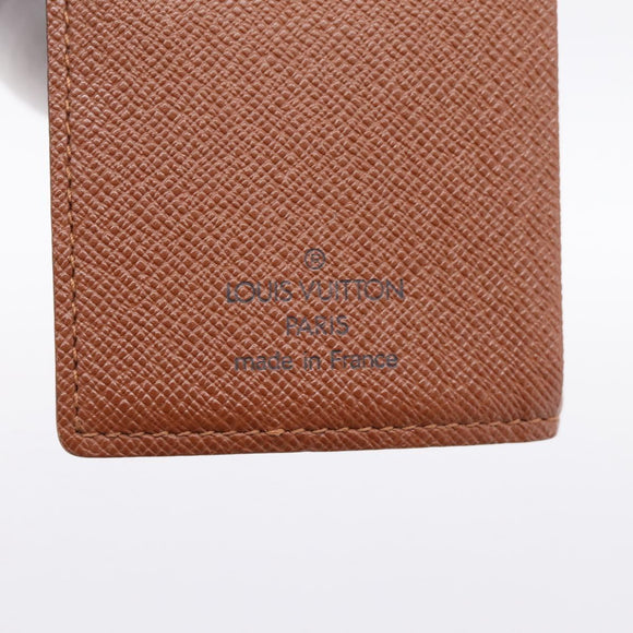 LOUIS VUITTON Monogram Agenda Mini Day Planner Cover R20007 LV Auth 183511
