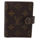 LOUIS VUITTON Monogram Agenda Mini Day Planner Cover R20007 LV Auth 183511-13