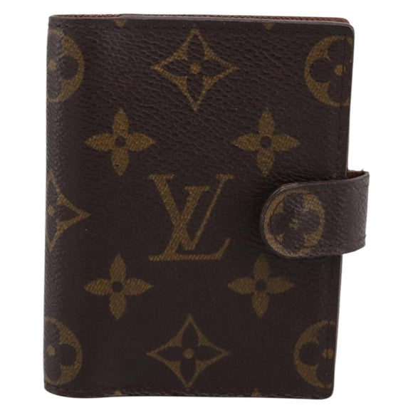 LOUIS VUITTON Monogram Agenda Mini Day Planner Cover R20007 LV Auth 183511