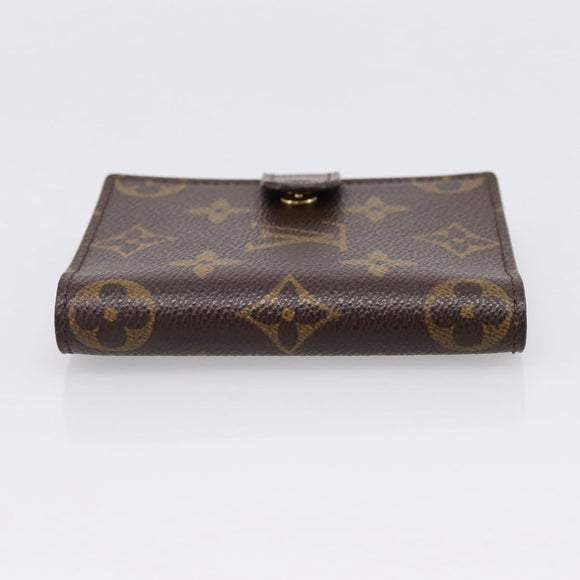 LOUIS VUITTON Monogram Agenda Mini Day Planner Cover R20007 LV Auth 183511