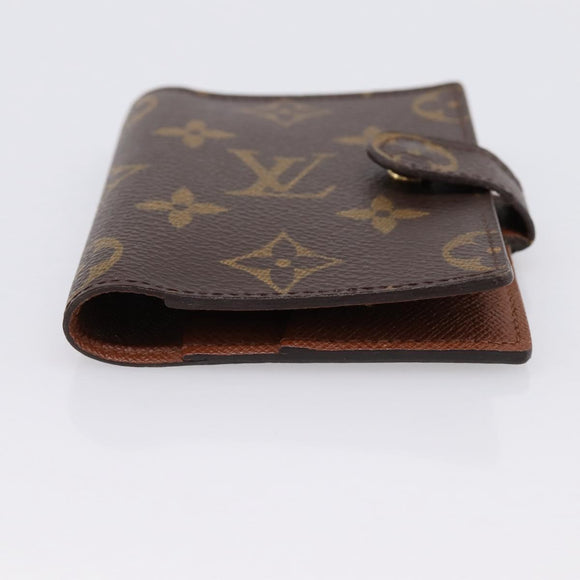 LOUIS VUITTON Monogram Agenda Mini Day Planner Cover R20007 LV Auth 183511