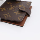 LOUIS VUITTON Monogram Agenda Mini Day Planner Cover R20007 LV Auth 183511-7