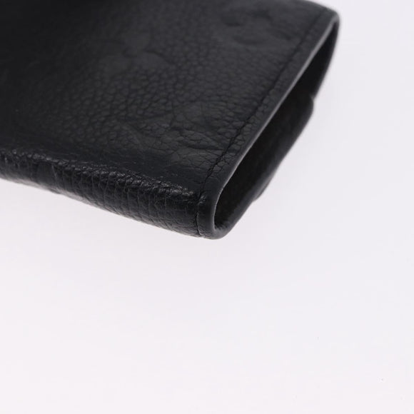 LOUIS VUITTON Monogram Empreinte Multicles 6 Key Case Black M64421 Auth 183514A