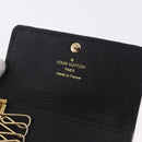 LOUIS VUITTON Monogram Empreinte Multicles 6 Key Case Black M64421 Auth 183514A-17