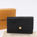 LOUIS VUITTON Monogram Empreinte Multicles 6 Key Case Black M64421 Auth 183514A-12