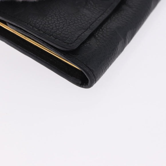 LOUIS VUITTON Monogram Empreinte Multicles 6 Key Case Black M64421 Auth 183514A