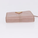 PRADA Bifold Wallet Leather Pink Auth 183515A-7