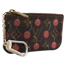 LOUIS VUITTON Monogram Cherry Pochette Cles Coin Purse M95042 LV Auth 183516-1