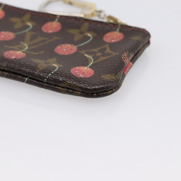 LOUIS VUITTON Monogram Cherry Pochette Cles Coin Purse M95042 LV Auth 183516