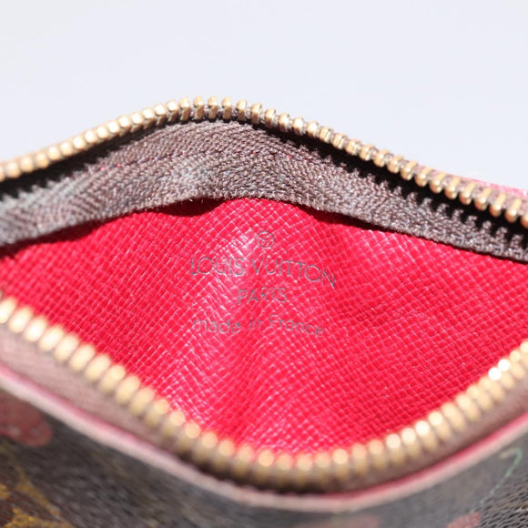 LOUIS VUITTON Monogram Cherry Pochette Cles Coin Purse M95042 LV Auth 183516