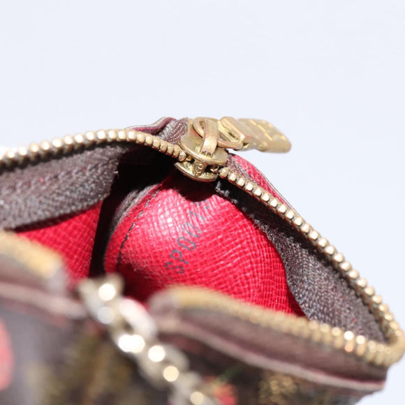 LOUIS VUITTON Monogram Cherry Pochette Cles Coin Purse M95042 LV Auth 183516