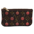 LOUIS VUITTON Monogram Cherry Pochette Cles Coin Purse M95042 LV Auth 183516-13