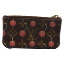 LOUIS VUITTON Monogram Cherry Pochette Cles Coin Purse M95042 LV Auth 183516-2