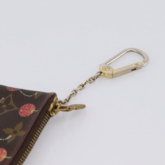 LOUIS VUITTON Monogram Cherry Pochette Cles Coin Purse M95042 LV Auth 183516