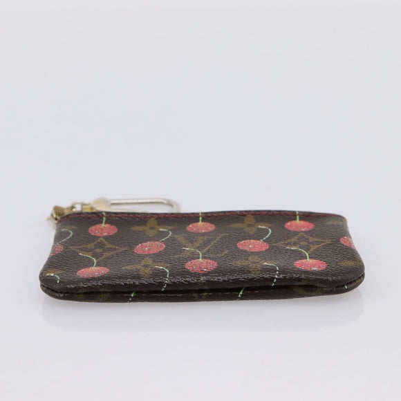 LOUIS VUITTON Monogram Cherry Pochette Cles Coin Purse M95042 LV Auth 183516