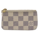 LOUIS VUITTON Damier Azur Pochette Cles Coin Purse N62659 LV Auth 183517-13