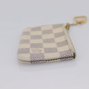 LOUIS VUITTON Damier Azur Pochette Cles Coin Purse N62659 LV Auth 183517-4