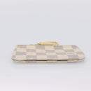 LOUIS VUITTON Damier Azur Pochette Cles Coin Purse N62659 LV Auth 183517-7