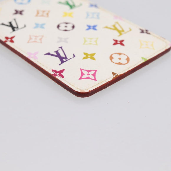 LOUIS VUITTON Monogram Multicolor Etui Hand Mirror White M92651 LV Auth 183518A