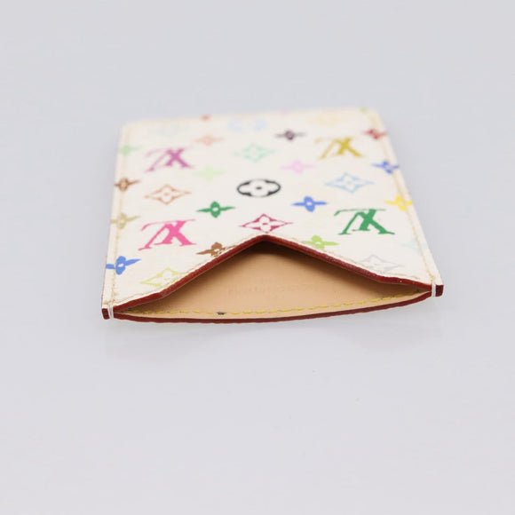 LOUIS VUITTON Monogram Multicolor Etui Hand Mirror White M92651 LV Auth 183518A