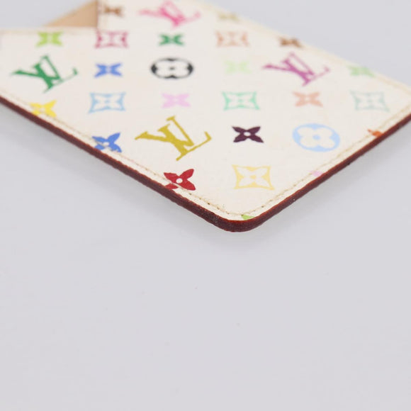 LOUIS VUITTON Monogram Multicolor Etui Hand Mirror White M92651 LV Auth 183518A