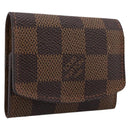 LOUIS VUITTON Damier Ebene Bouton De Manchette Case Cuff Case LV Auth 183519-1