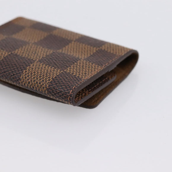 LOUIS VUITTON Damier Ebene Bouton De Manchette Case Cuff Case LV Auth 183519