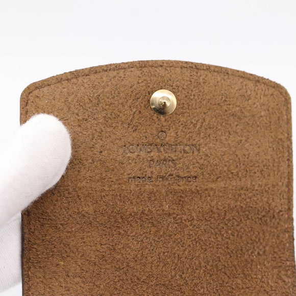 LOUIS VUITTON Damier Ebene Bouton De Manchette Case Cuff Case LV Auth 183519