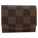 LOUIS VUITTON Damier Ebene Bouton De Manchette Case Cuff Case LV Auth 183519-13