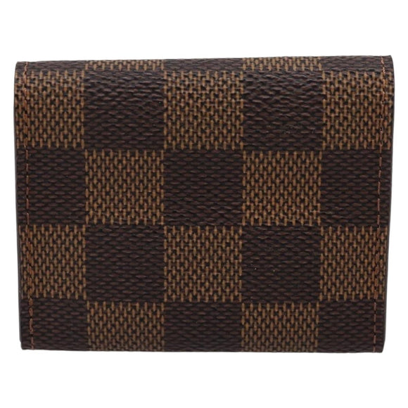 LOUIS VUITTON Damier Ebene Bouton De Manchette Case Cuff Case LV Auth 183519