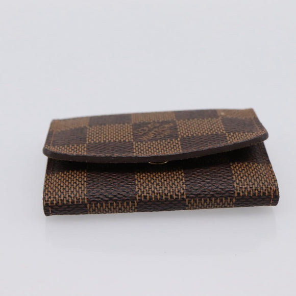 LOUIS VUITTON Damier Ebene Bouton De Manchette Case Cuff Case LV Auth 183519