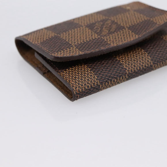 LOUIS VUITTON Damier Ebene Bouton De Manchette Case Cuff Case LV Auth 183519