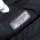 CHANEL New Travel Line Tote Bag Canvas Black CC Auth 183559-18