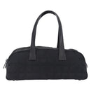 CHANEL New Travel Line Tote Bag Canvas Black CC Auth 183559-13
