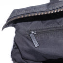 CHANEL New Travel Line Tote Bag Canvas Black CC Auth 183559-21