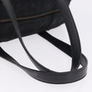CHANEL New Travel Line Tote Bag Canvas Black CC Auth 183559-8