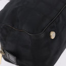 CHANEL New Travel Line Tote Bag Canvas Black Gold CC Auth 183560-9